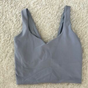 Abercrombie & Fitch Light Blue Crop Top